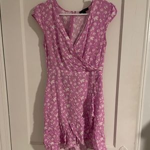 J Crew floral wrap dress